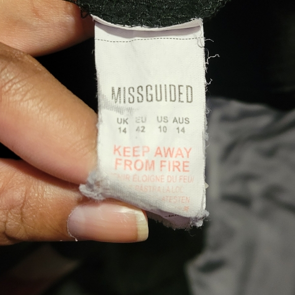 Playboy x Missguided Shirt Dress sz US10 - Picture 2 of 5